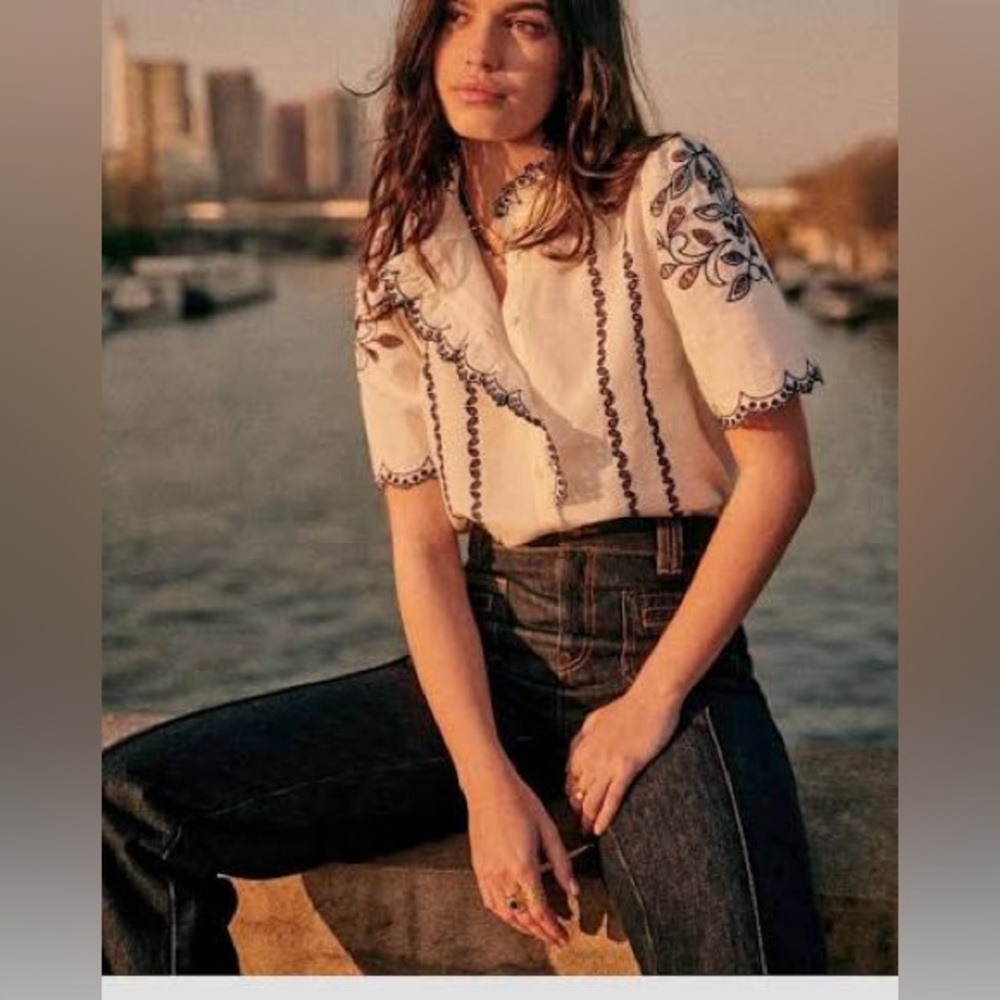 Sezane Dalhia Blouse
